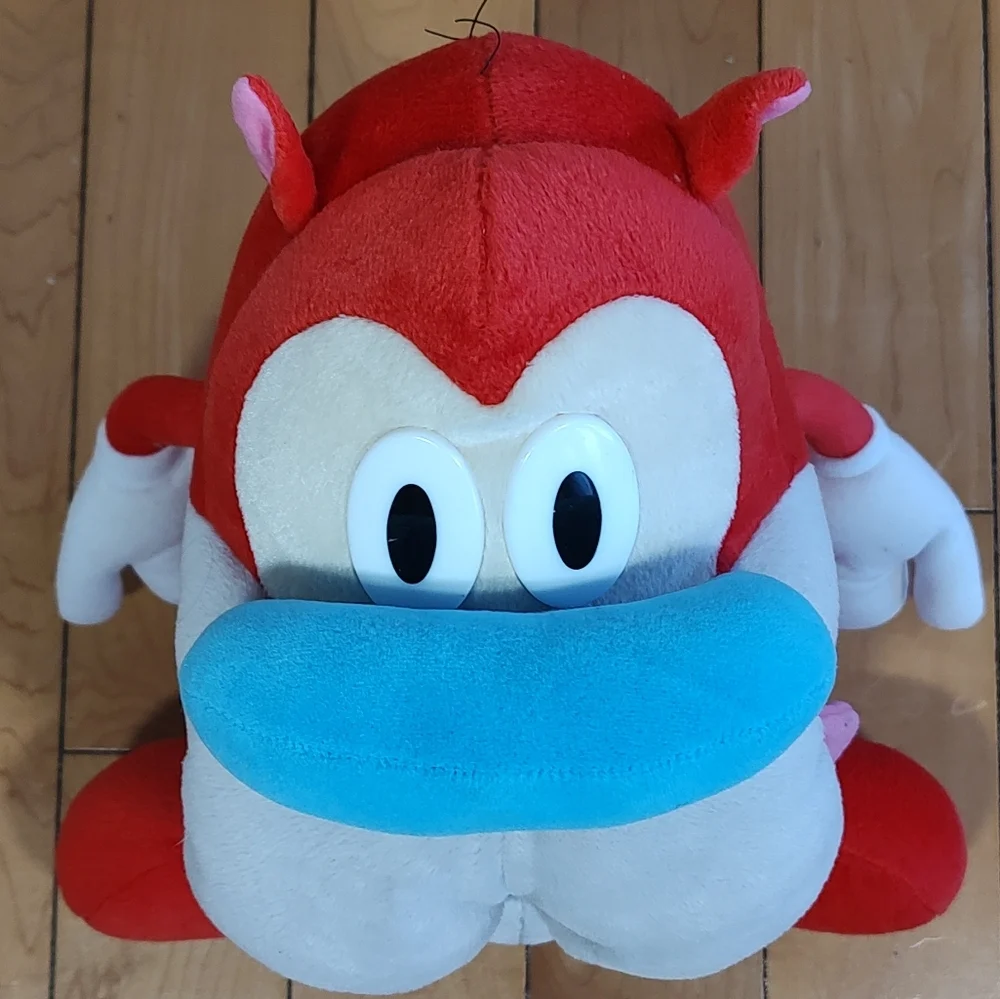 Vintage Stimpy Plush Cartoon Character from Nickelodeon Show Ren and Stimpy
